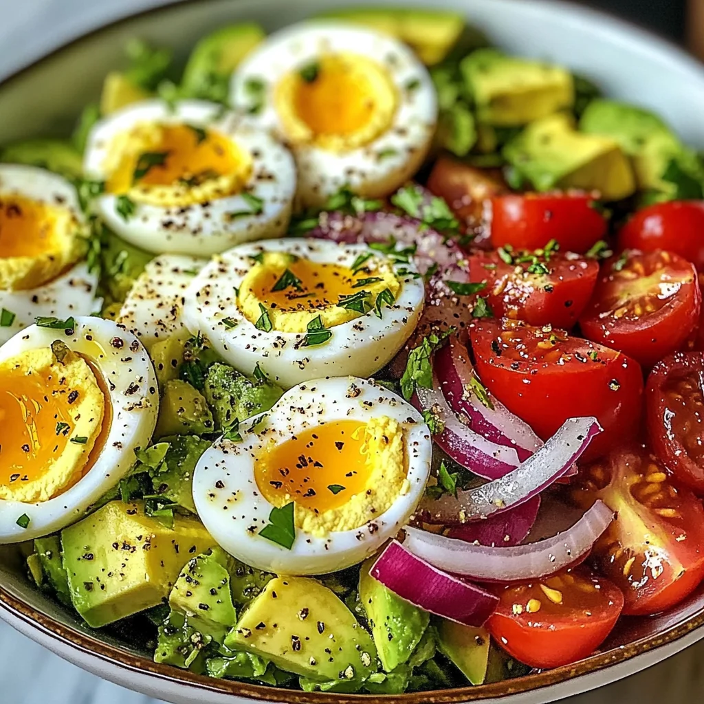 Avocado Egg Salad Bowl