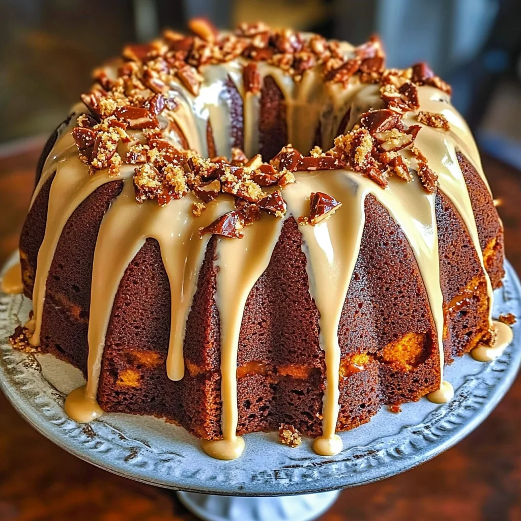 Butterfinger Bundt Cake