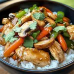 Chicken, Mushroom & Veggie Rice Bowl