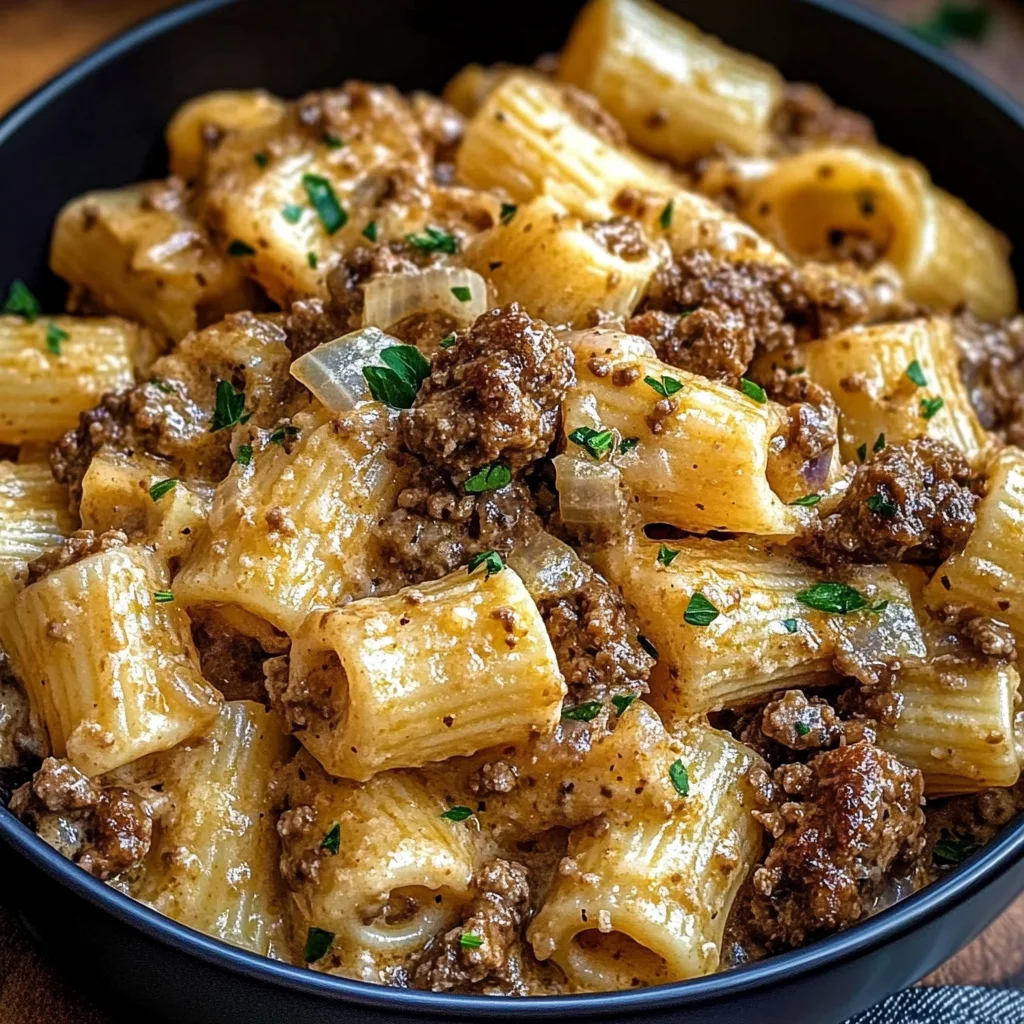 Creamy Beef Pasta Recipe