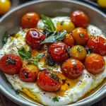 Hot Honey Tomato Burrata Dip