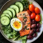 Omega Power Plate with Salmon & Avocado