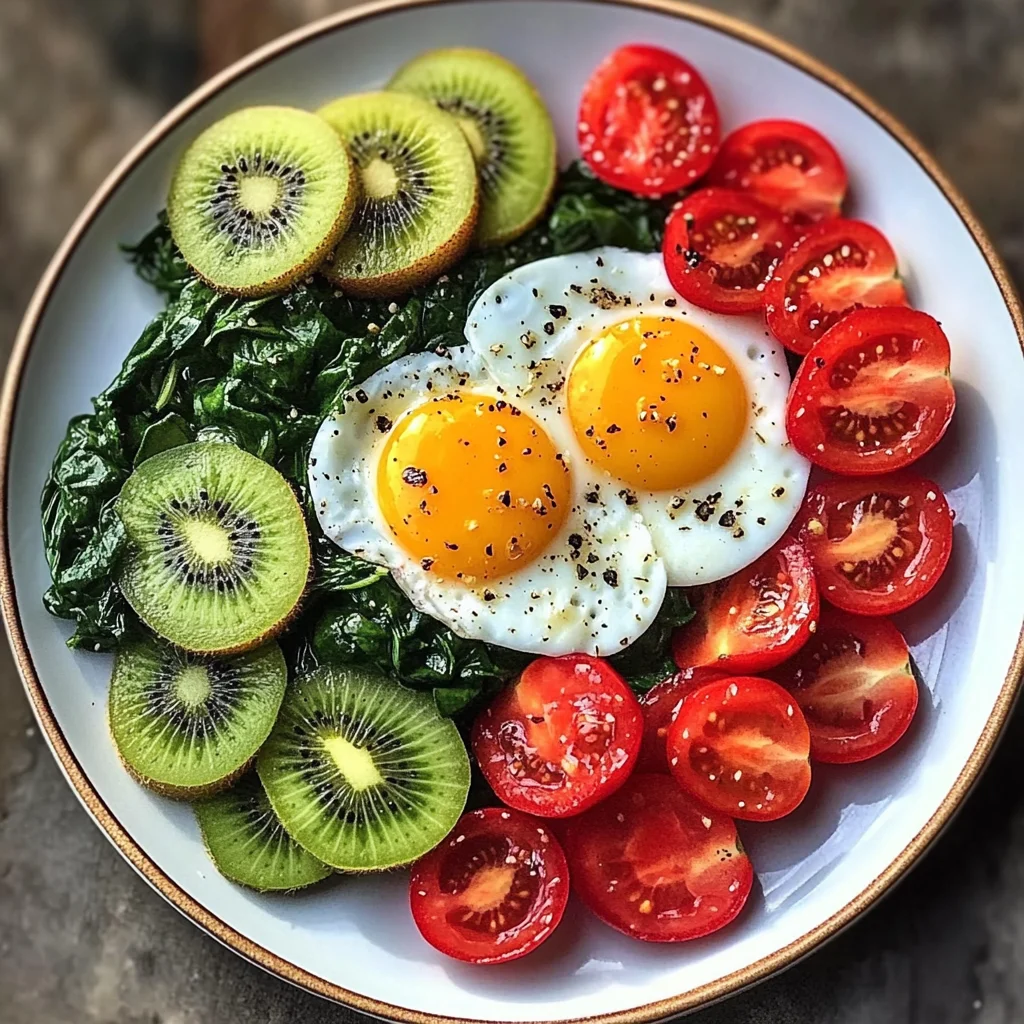 Rainbow Protein Breakfast Plate