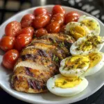 Tomato-Lovers Protein Plate with Chicken & Eggs