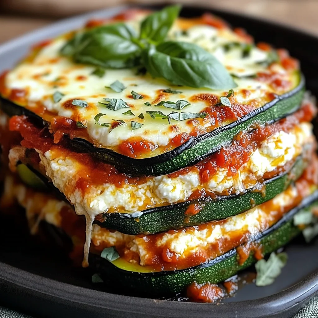 Zucchini Ricotta Melts with Marinara