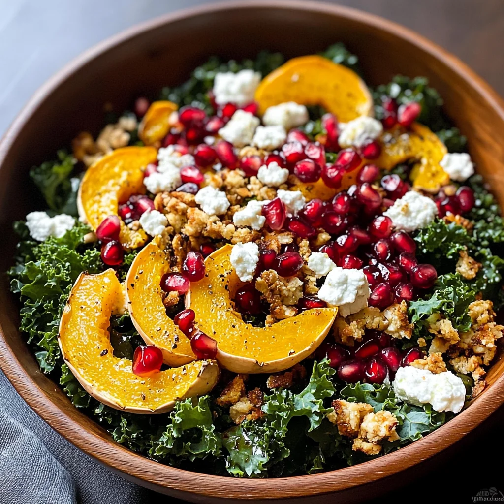 Autumn Harvest Salad with Pomegranates