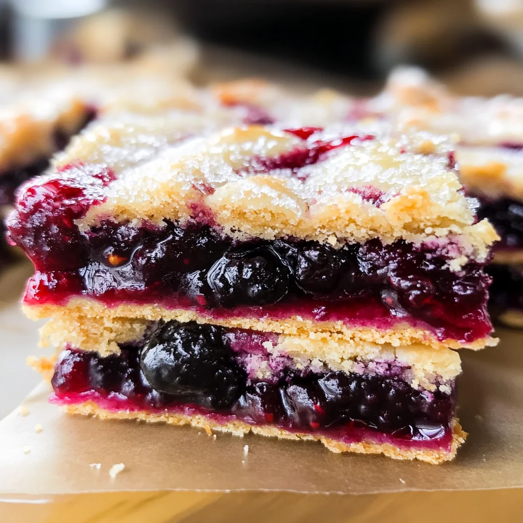 Blackberry Pie Bars