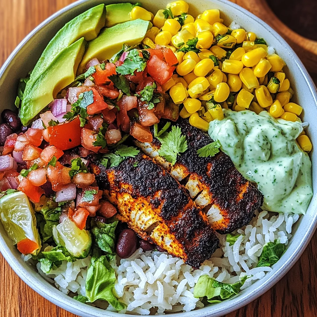 Blackened Fish Taco Bowls
