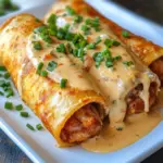 Boudin Chimichangas with Crawfish Cream Sauce: A Must-Try!
