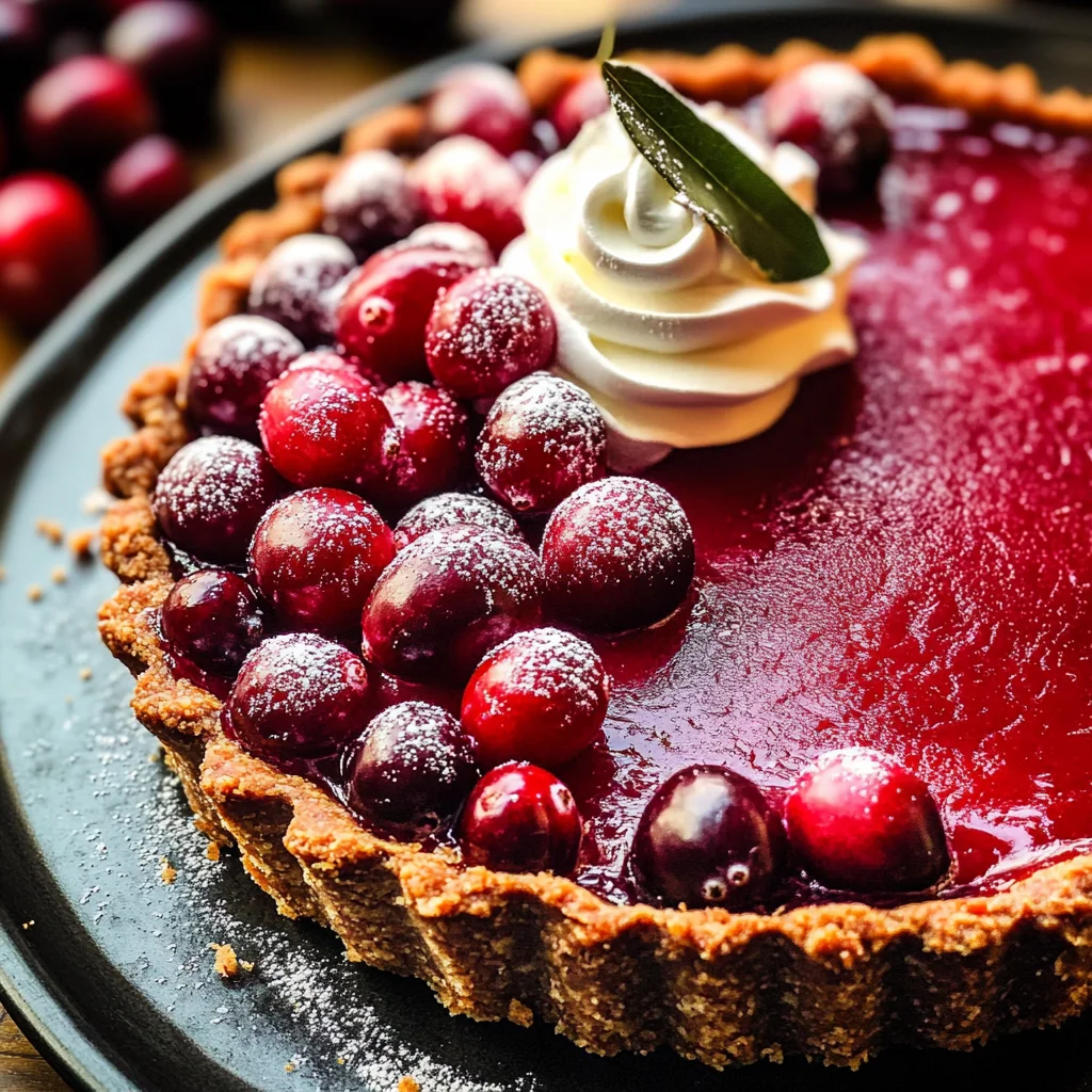 Cranberry Curd Tart Recipe