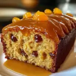 Date and Orange Loaf Cake with Orange Glaze