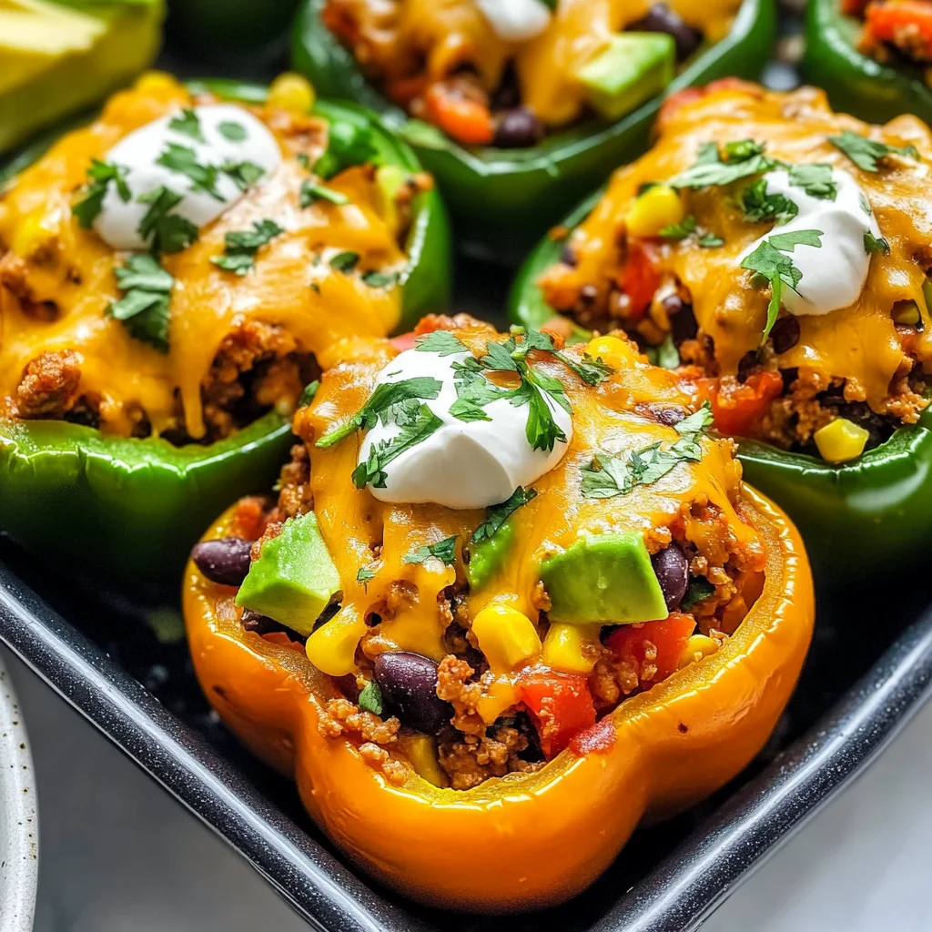 Easy Taco Stuffed Peppers