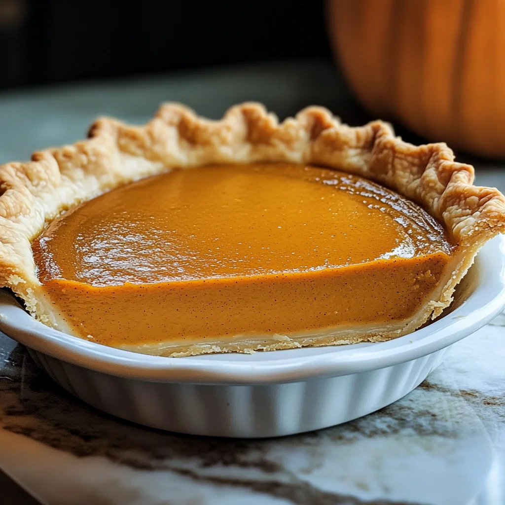 Pumpkin Pie Recipe
