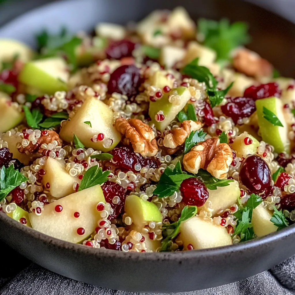 Quinoa Apple Salad: A Fruity, Fresh & Flavor-Packed Favorite