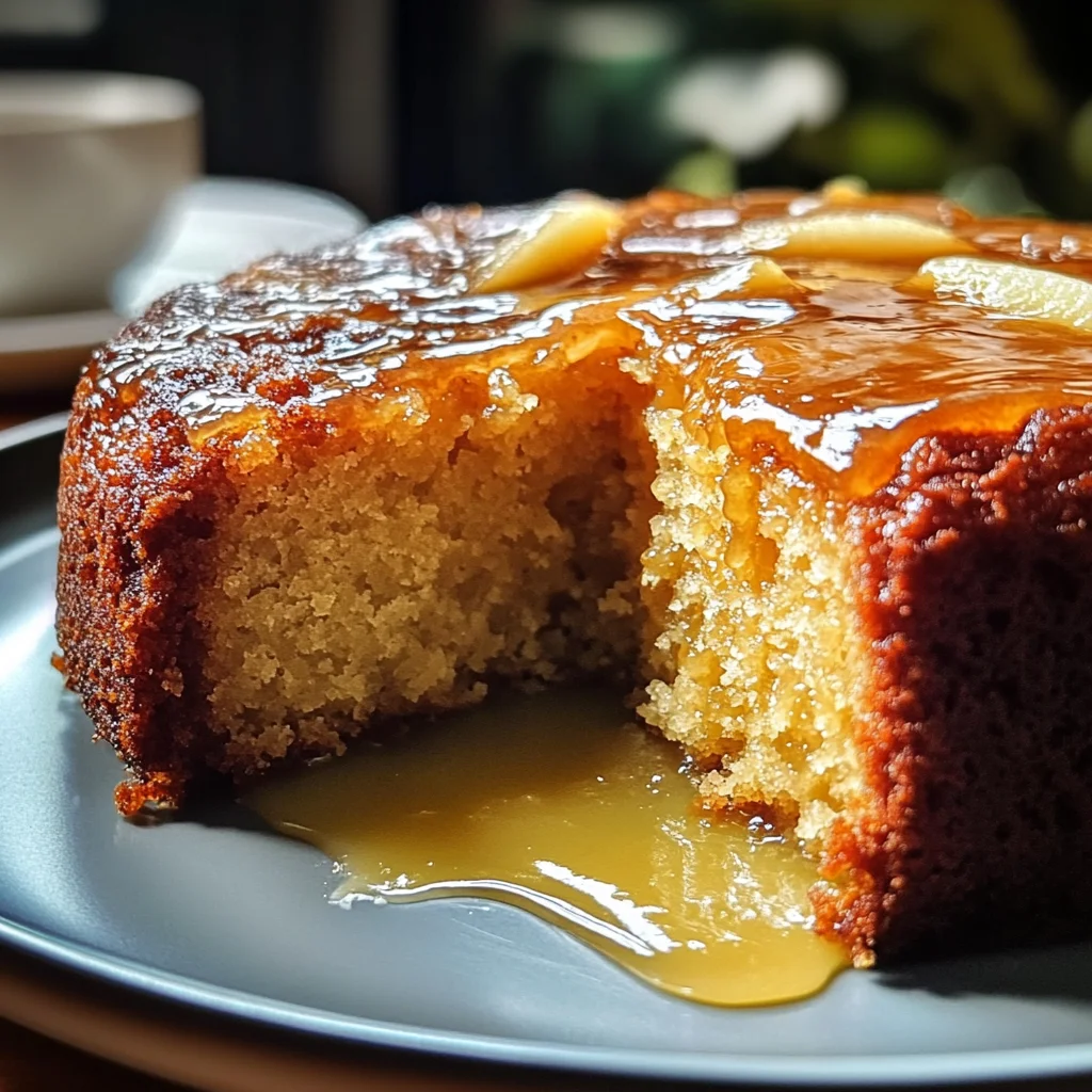 Sticky Pear and Ginger Cake