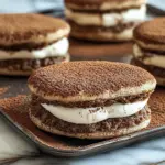 Tiramisu Sandwich Cookies