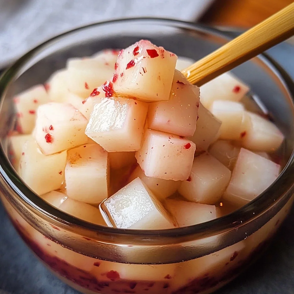 Korean Pickled Radish (Pickled Daikon Radish)
