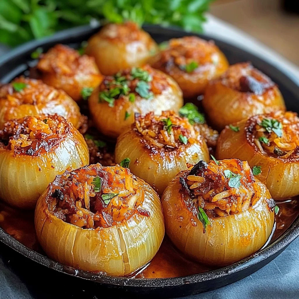 Persian Stuffed Onions Recipe (Dolmeh Piaz) in 8 Steps