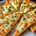 Air Fryer Cheesy Tortilla Garlic Bread
