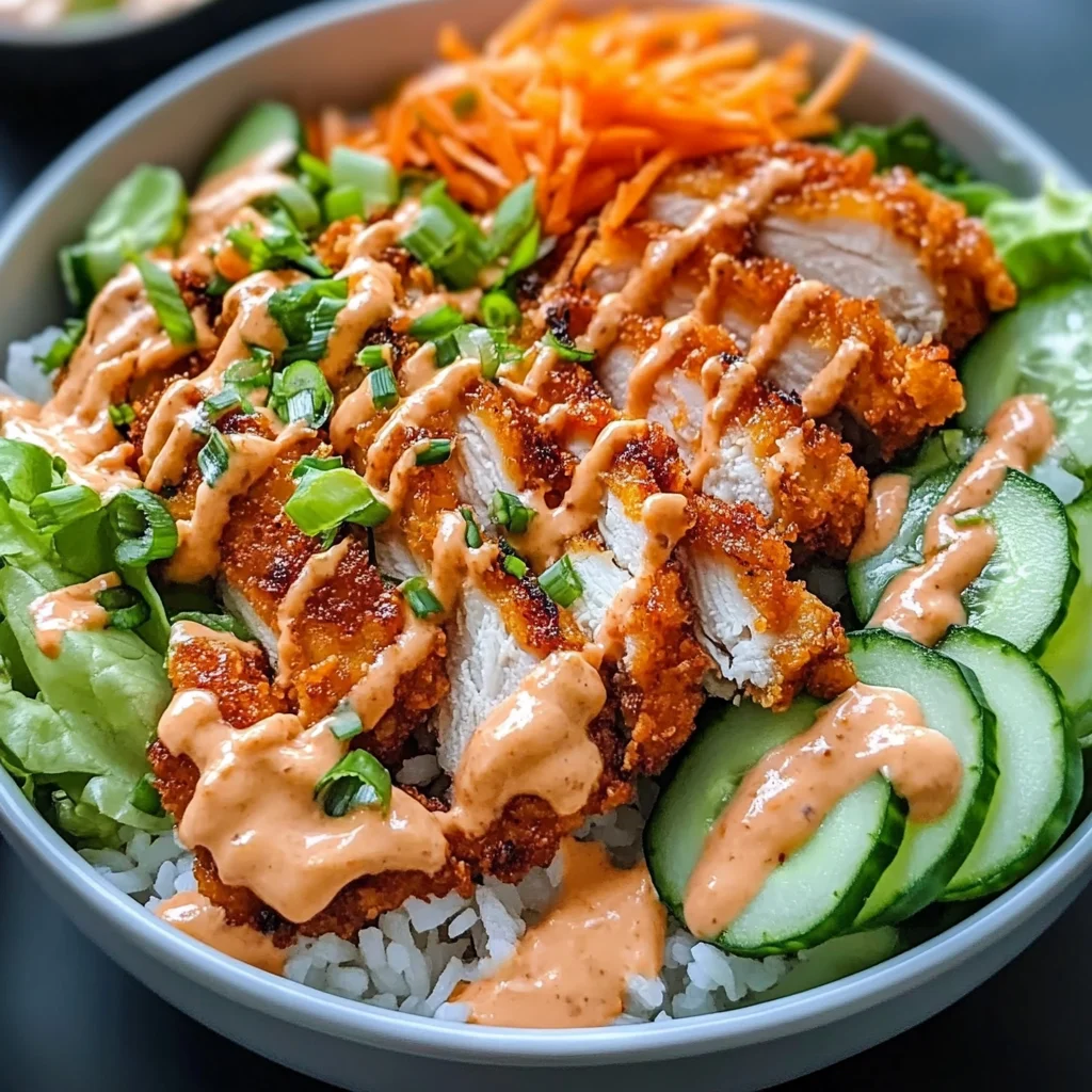 Bang Bang Chicken Rice Bowl
