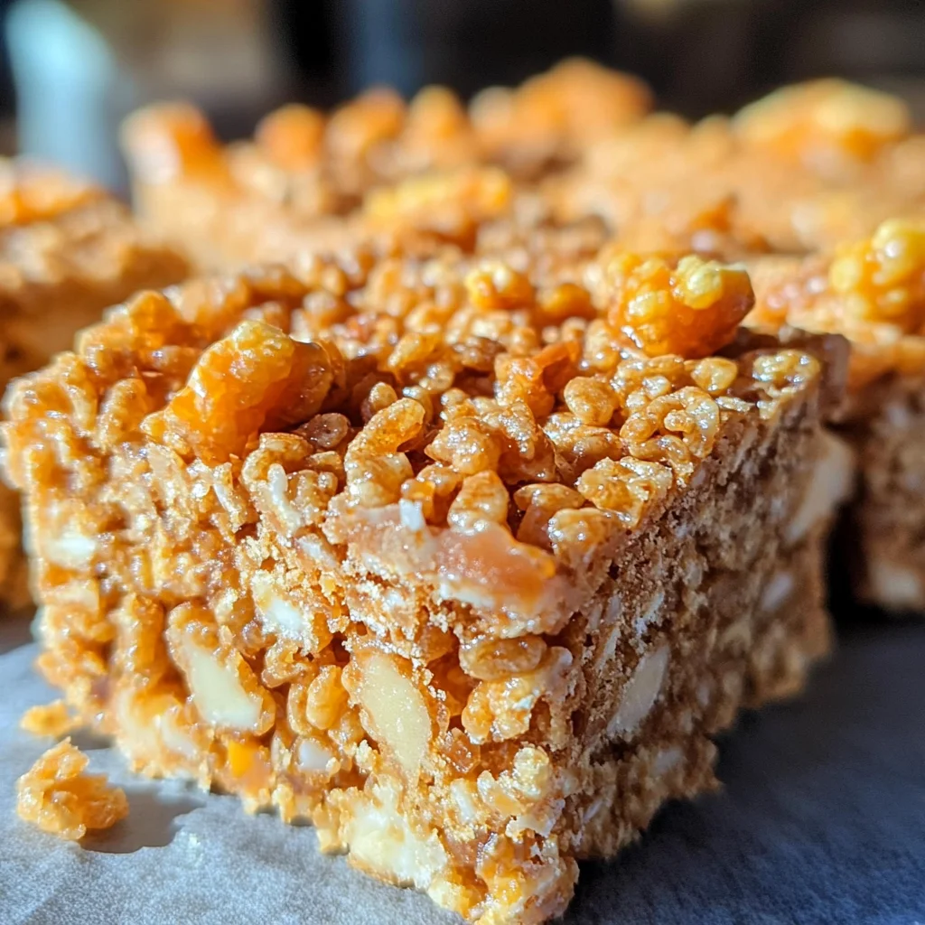 Butterfinger Rice Krispie Treats