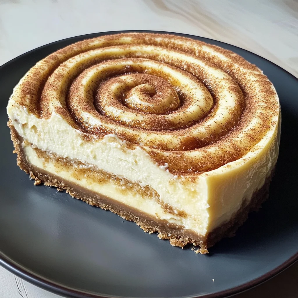 Cinnamon Roll Cheesecake