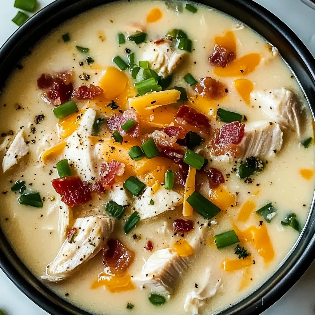 Creamy Crac Chicken Soup
