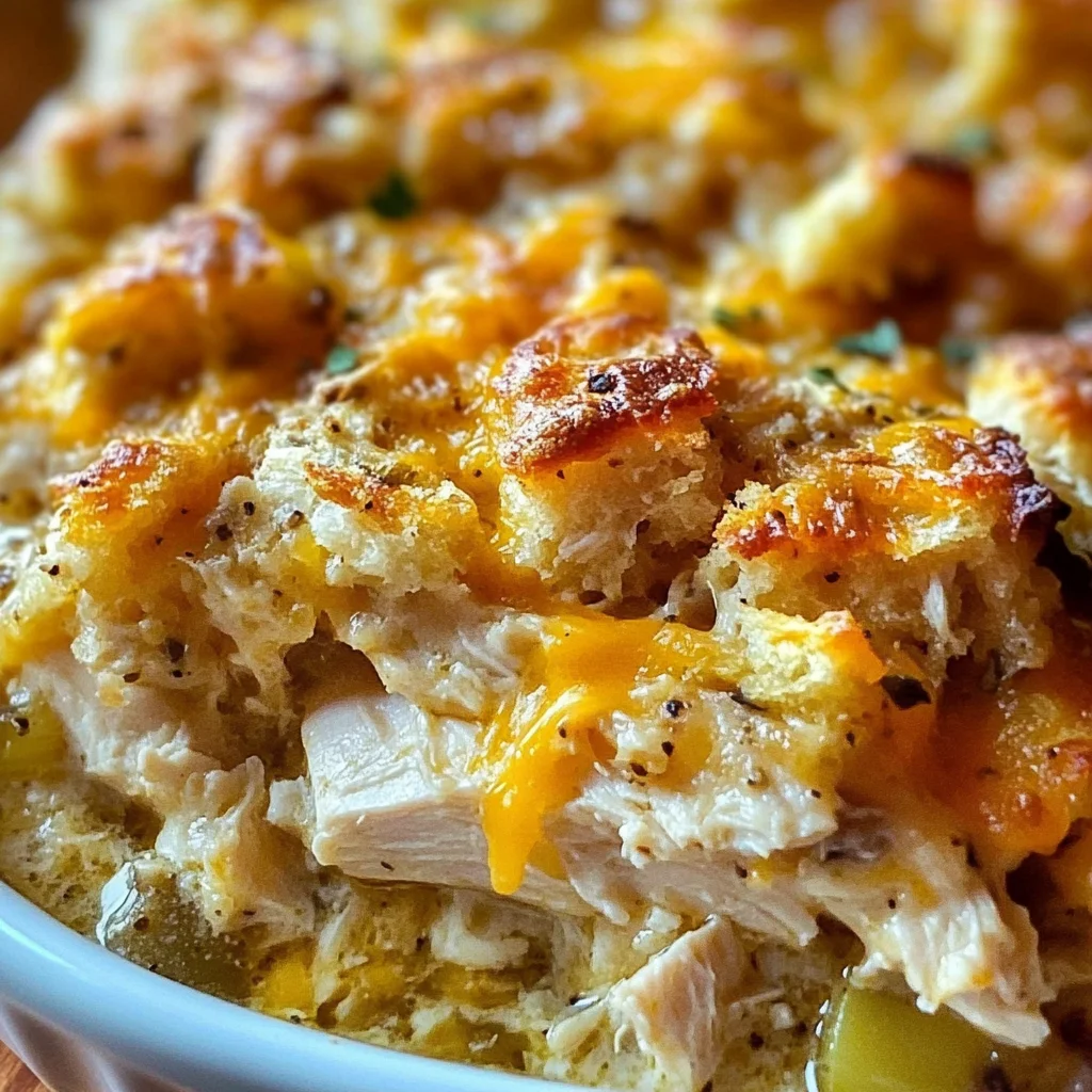 Dolly's Chicken and Stuffing Casserole