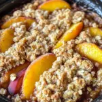 Easy Peach Crisp Recipe (Crispy & Juicy)