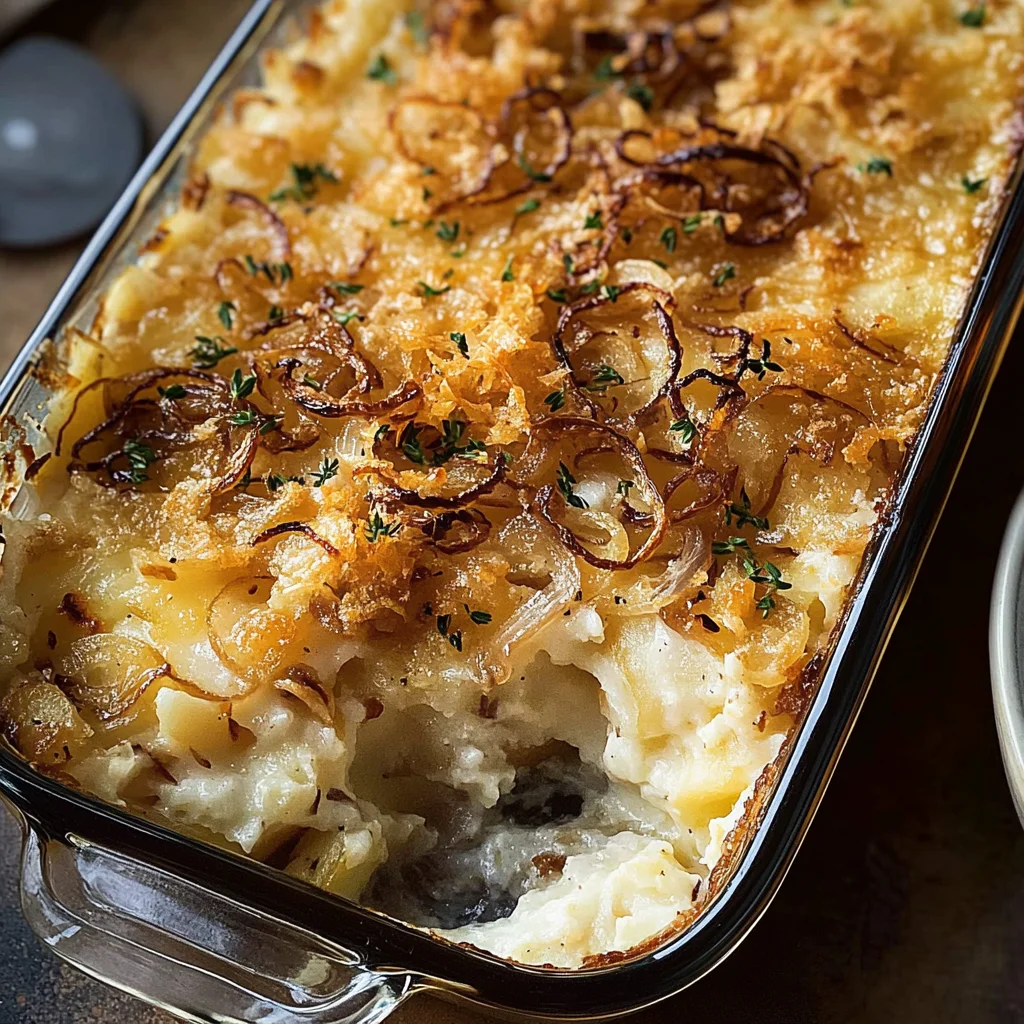 French Onion Funeral Potatoes