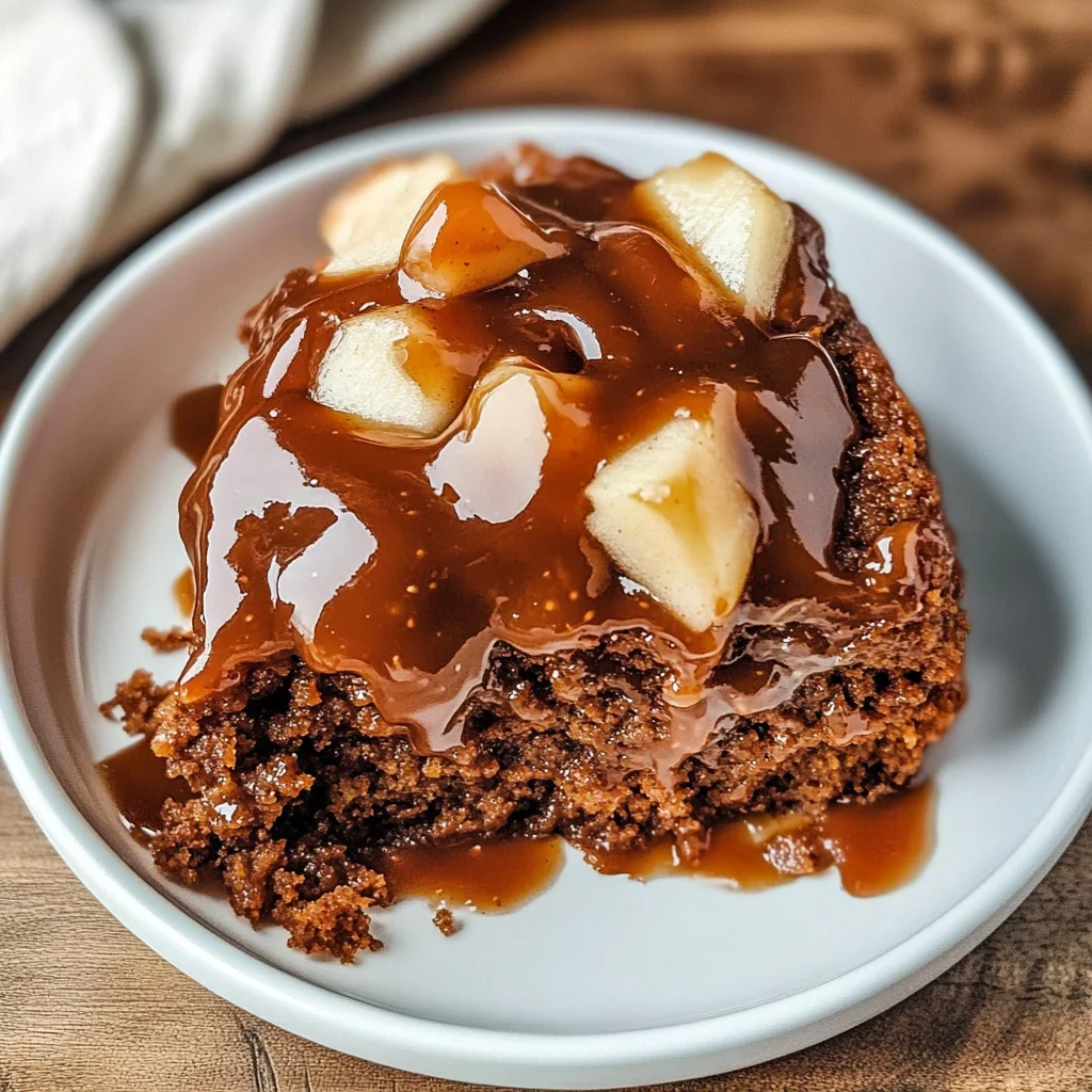 Gingerbread Pudding Cake
