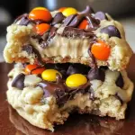 Gooey Reese’s Cheesecake Cookies
