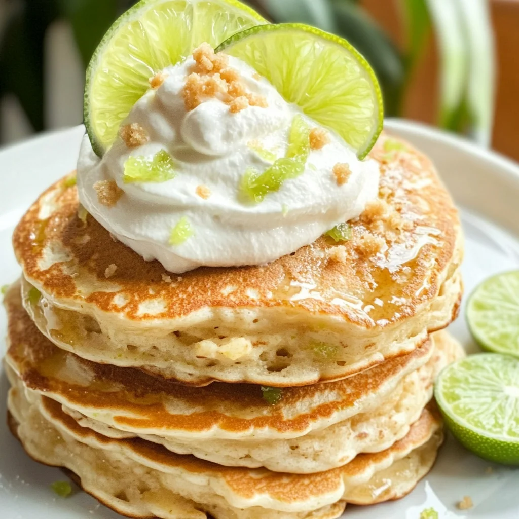 Key Lime Pie Pancakes
