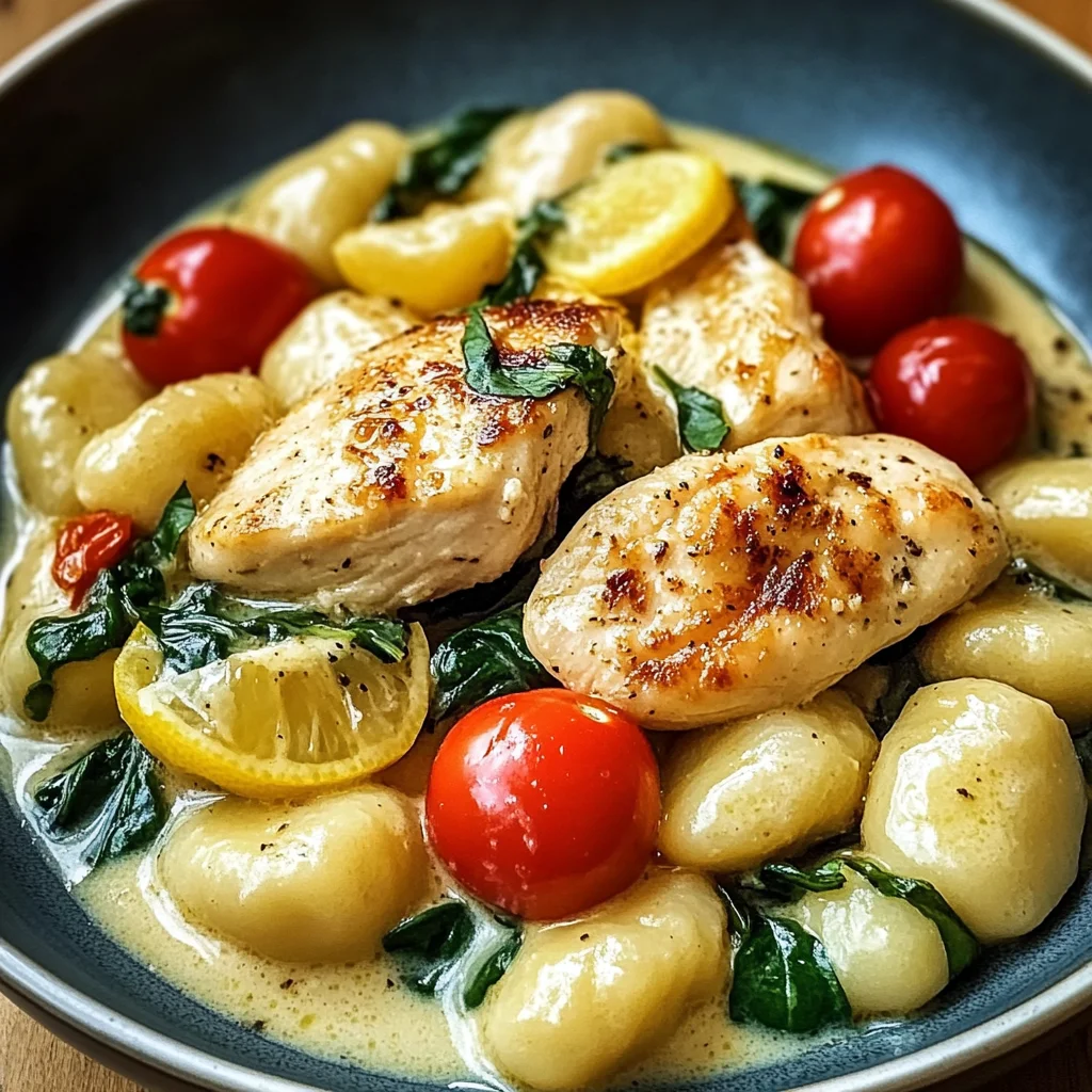 Lemon Chicken Gnocchi: Creamy One-Pot Dinner Delight