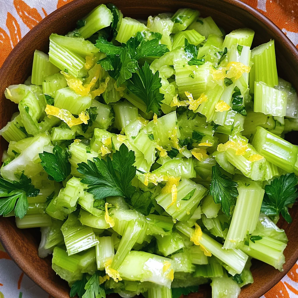 Lemony Celery Crunch Salad
