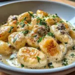 Millionaire Gnocchi with Creamy Sauce