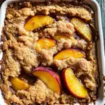 Old School Easy Brown Sugar Peach Cobbler