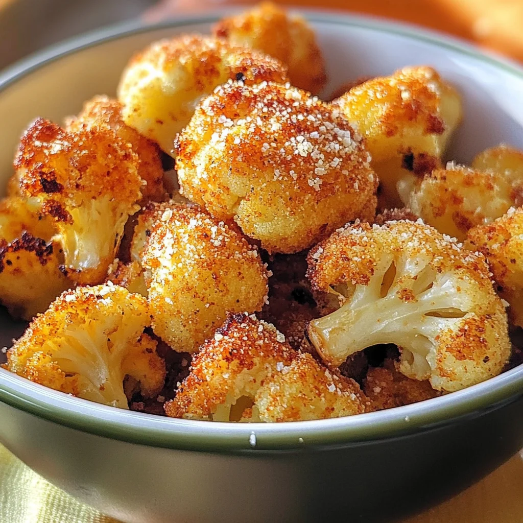 Parmesan Cauliflower Bites - Just 5 Ingredients