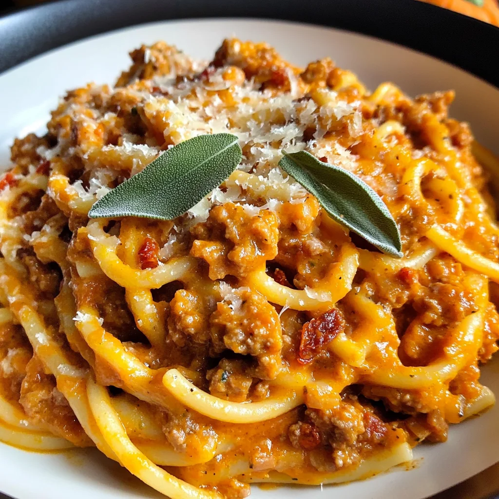 Pumpkin Bolognese