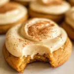 Pumpkin Spice Sugar Cookies with Cream Cheese Frosting