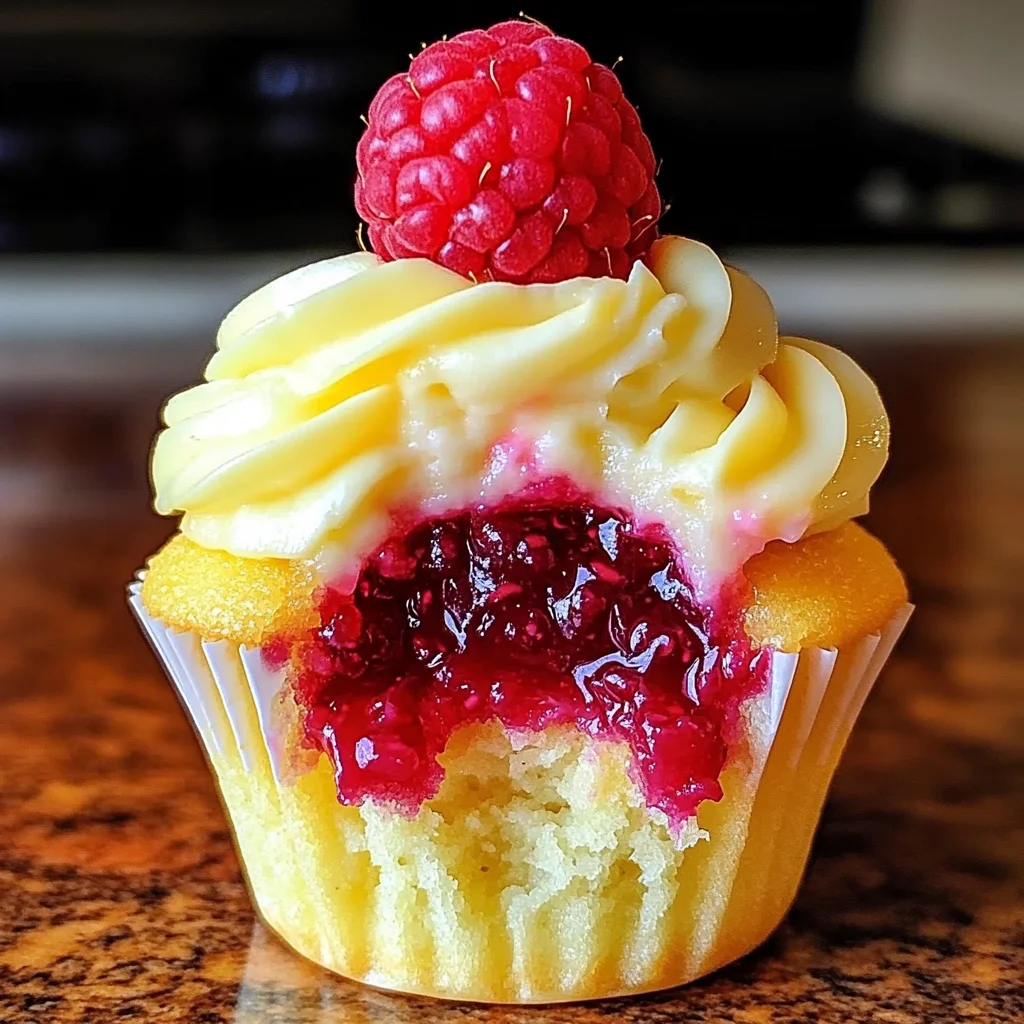 Raspberry Lemon Heaven Cupcakes
