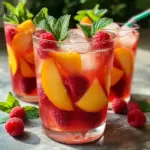 Raspberry Peach Lemonade