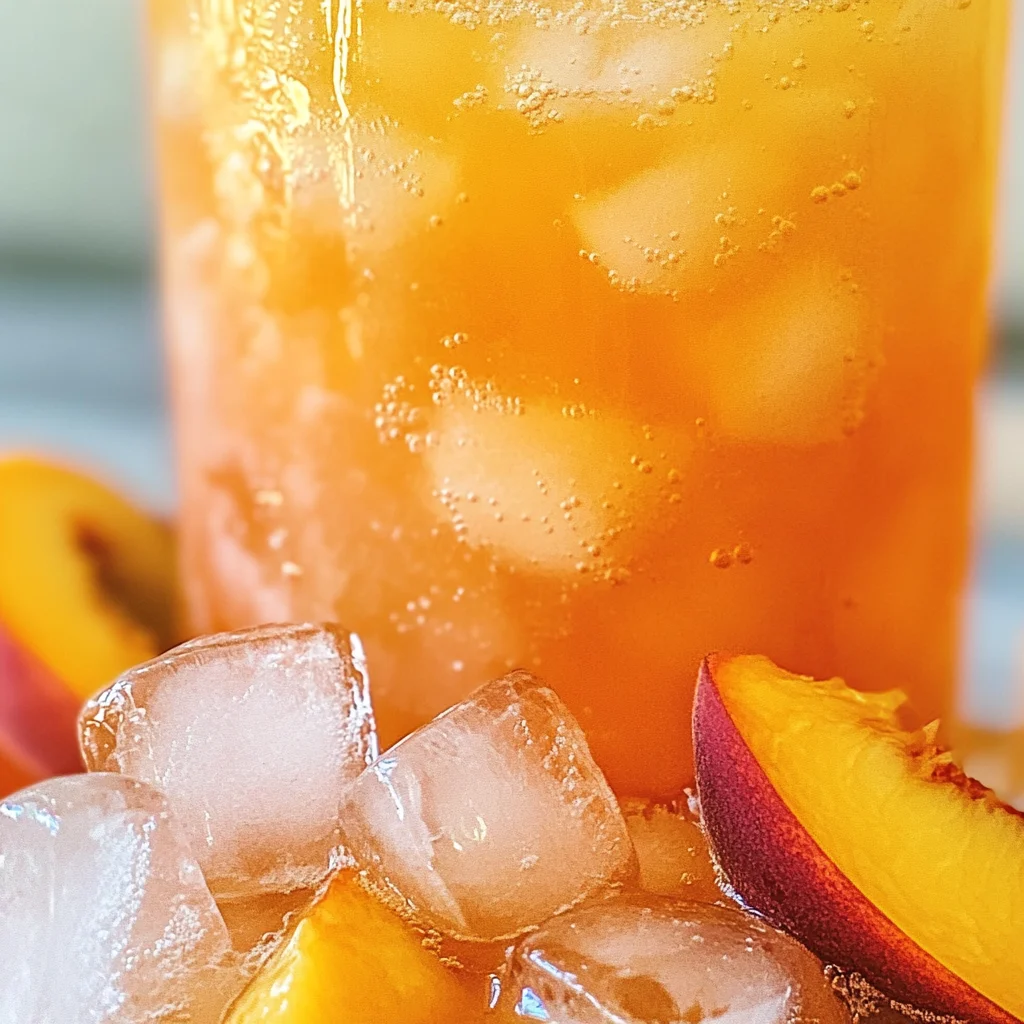 Refreshing Peach Lemonade