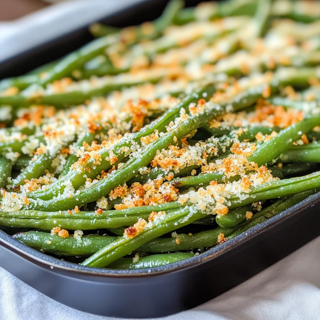 Roasted Parmesan Green Beans
