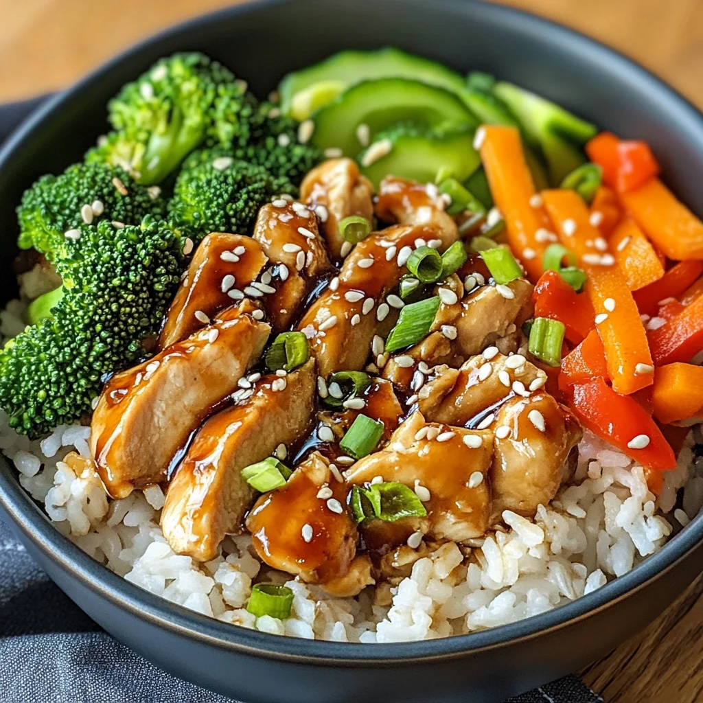 Teriyaki Chicken Rice Bowl
