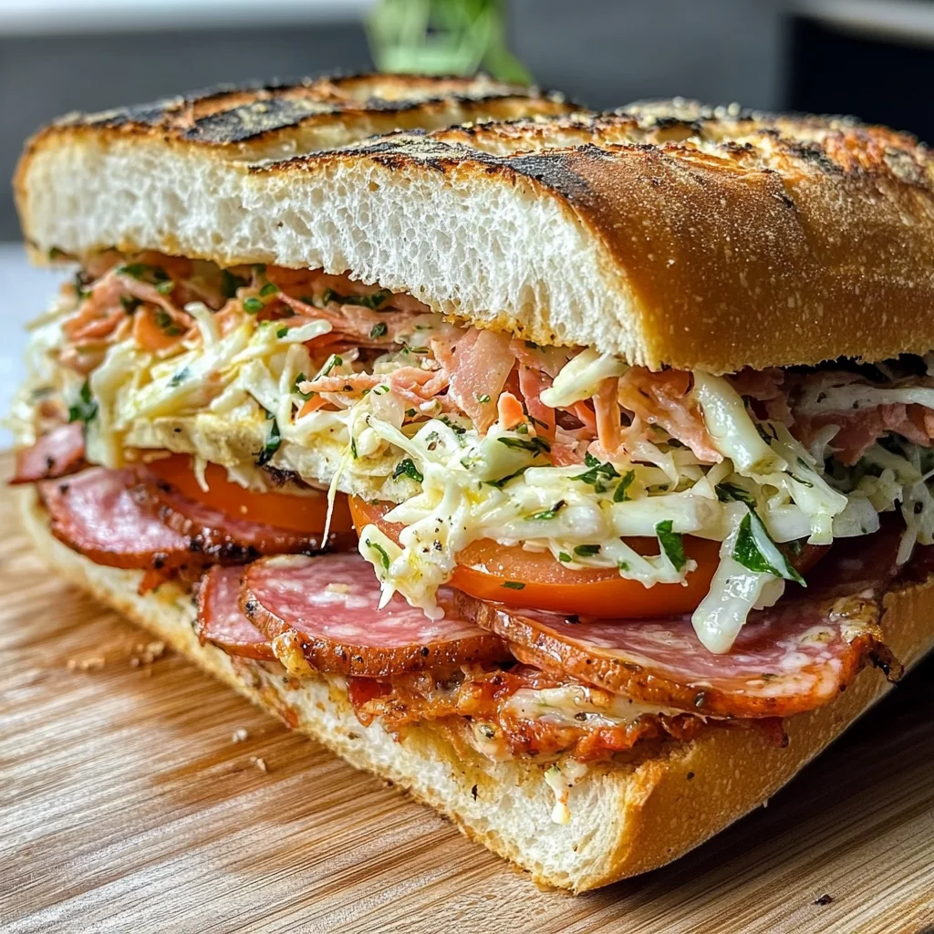 The Ultimate Gourmet Ciabatta Sandwich