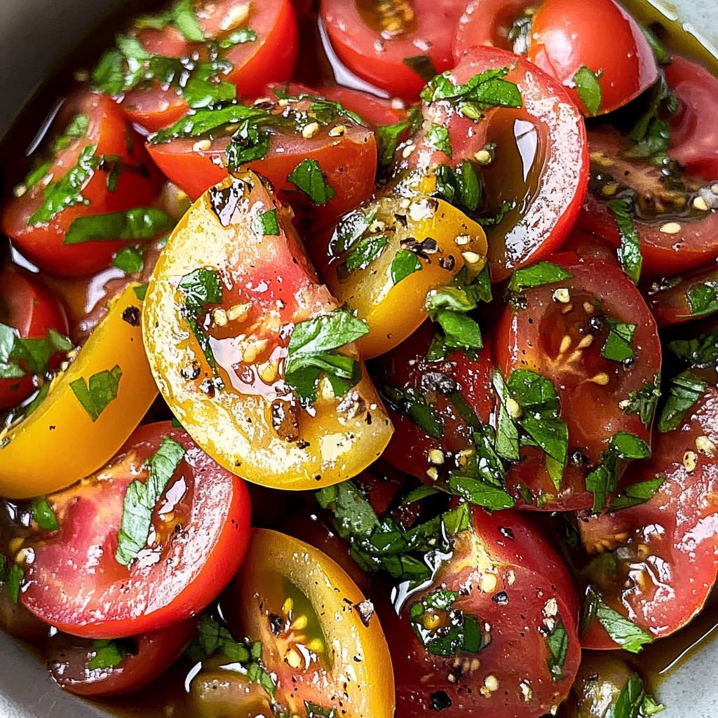 Zesty Marinated Tomatoes