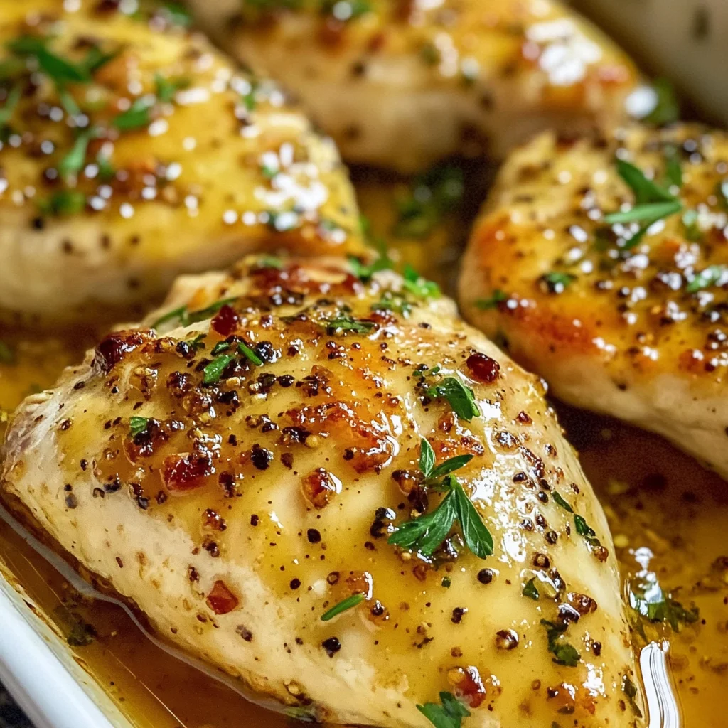 Baked Honey Mustard Chicken Breasts