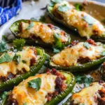 Cheese and Chorizo Stuffed Jalapeños