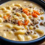 Cheeseburger Macaroni Soup: Creamy Comfort in Every Bowl